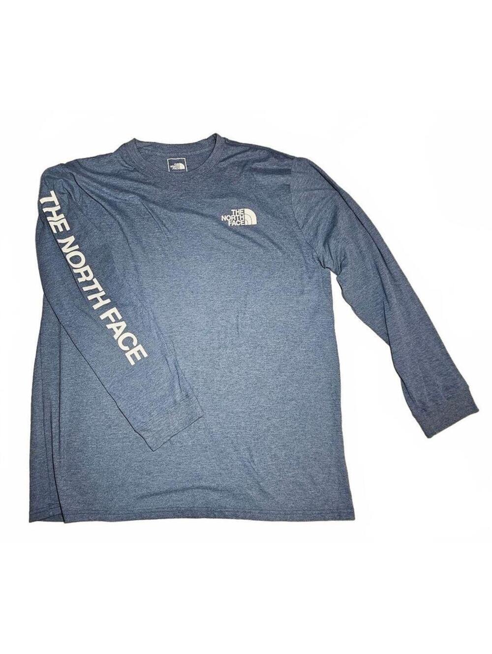 The North Face Men's Long Sleeve T-Shirt XXL Blue Casual